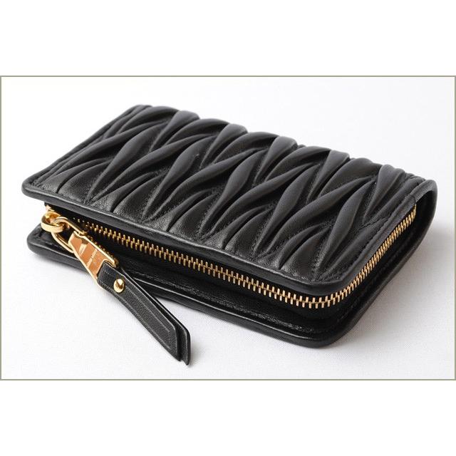 ミュウミュウ ミニウォレットケース 5ML013 MATELASSE miu miu（ミュウミュウ） 財布/ミニウォレット 折財布 5ML013