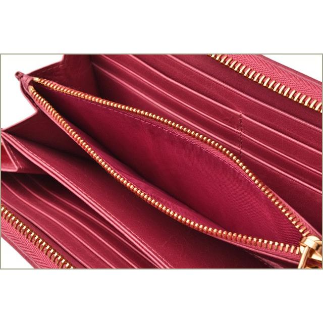 【美品】miu miu マテラッセ 長財布 PEONIA miu miu（ミュウミュウ） 財布 長財布 5ML506 MATELASSE'LUX