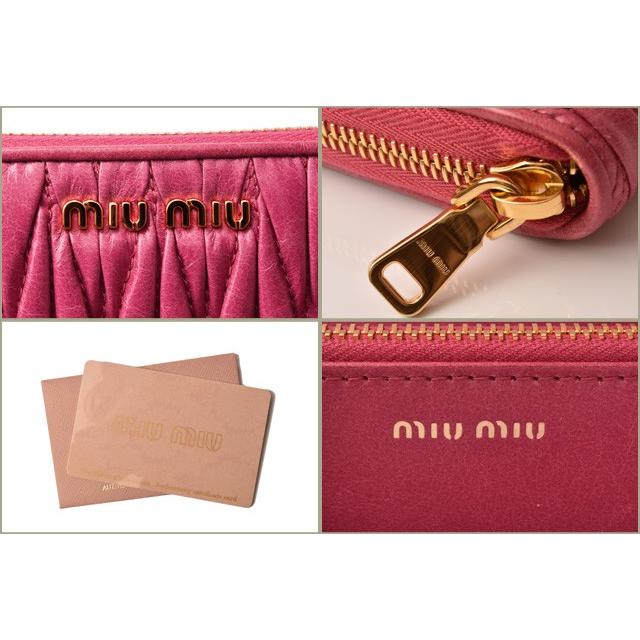 miu miu（ミュウミュウ） 財布 長財布 5ML506 MATELASSE'LUX
