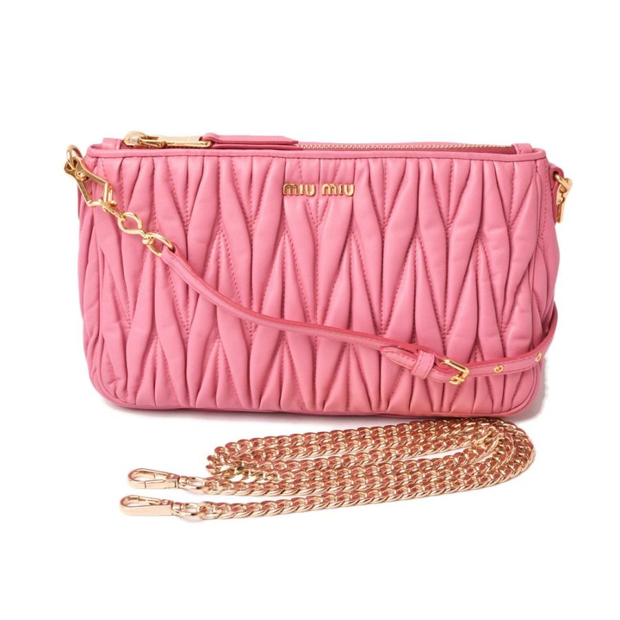 ミュウミュウ ショルダーバッグ クラッチバッグ ポーチ 3way Miumiu Matelasse マテラッセ 5bc2 Fuxia フクシア Miu 18 074 Import Shop P I T 通販 Yahoo ショッピング