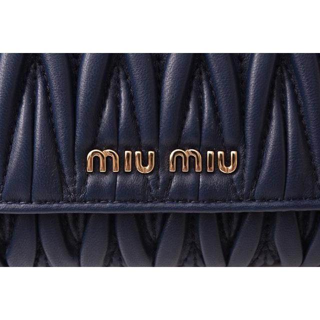 ミュウミュウ 財布 miumiu 長財布 パスケース付 5MH109 MATELASSE