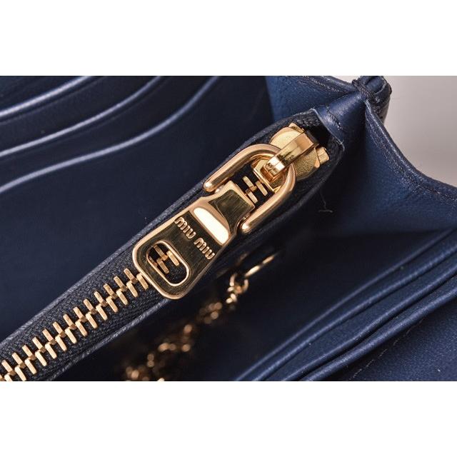 miu miu（ミュウミュウ） 財布 長財布 パスケース付 5MH109 MATELASSE