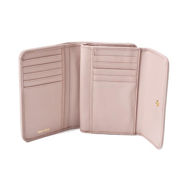 ミュウ　ミュウ　長い財布　マテラッセル □MIUMIU□ミュウミュウマテラッセレザージップアラウンド長財布