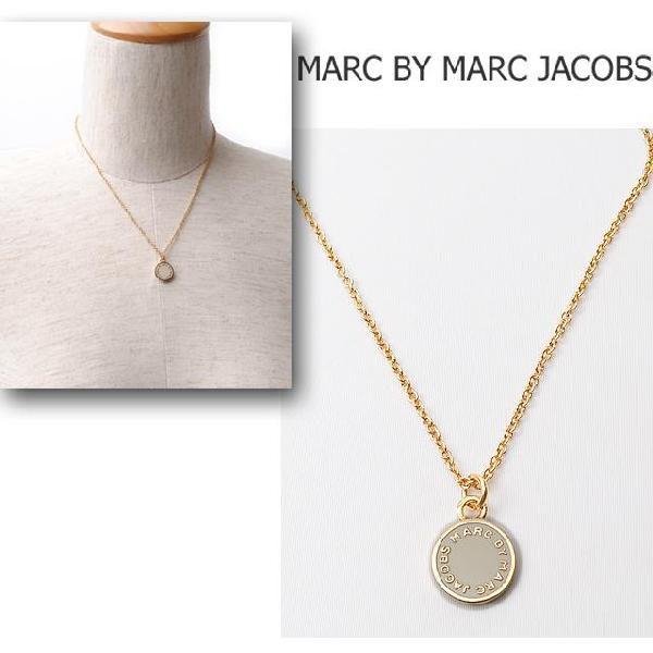 MARC BY MARC JACOBS(マークバイマークジェイコブス)アクセサリー ネックレス ゴールド/クリーム M3PE533｜brand-pit