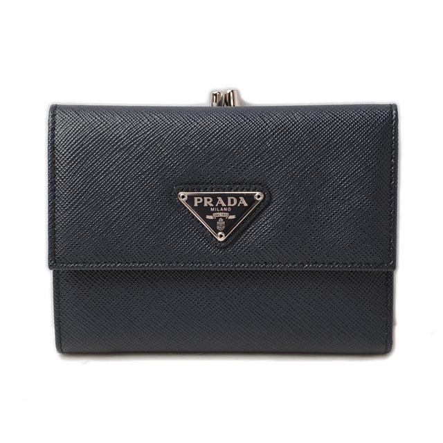 PRADA プラダ 財布 がま口財布 1ME392 SAFFIANO TRIANG PRADA プラダ 財布 がま口財布 1ME392 SAFFIANO TRIANG