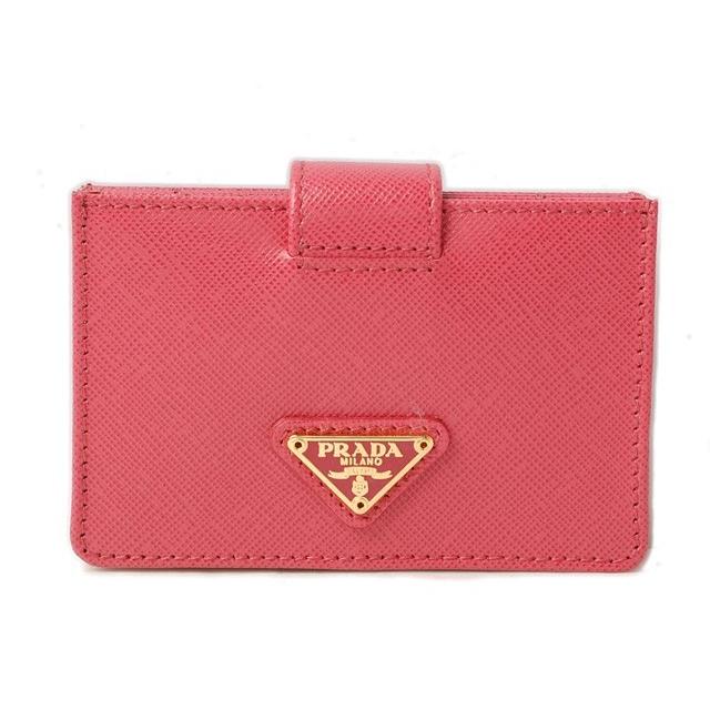 プラダ カードケース/名刺入れ PRADA 1M1211 SAFFIANO　METAL/型押しレザー PEONIA/ペオニア アウトレット  :p-17-003:Import shop P.I.T. - 通販 - Yahoo!ショッピング