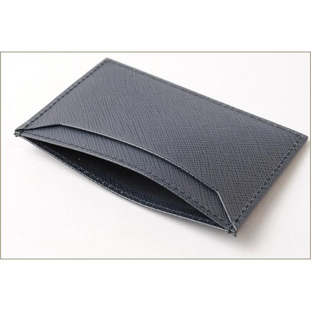 プラダ カードケース/折財布 PRADA 1MC004 SAFFIANO GRECHE/型押しレザー BALTICO/ROSSO ネイビー/レッド爆買の画像