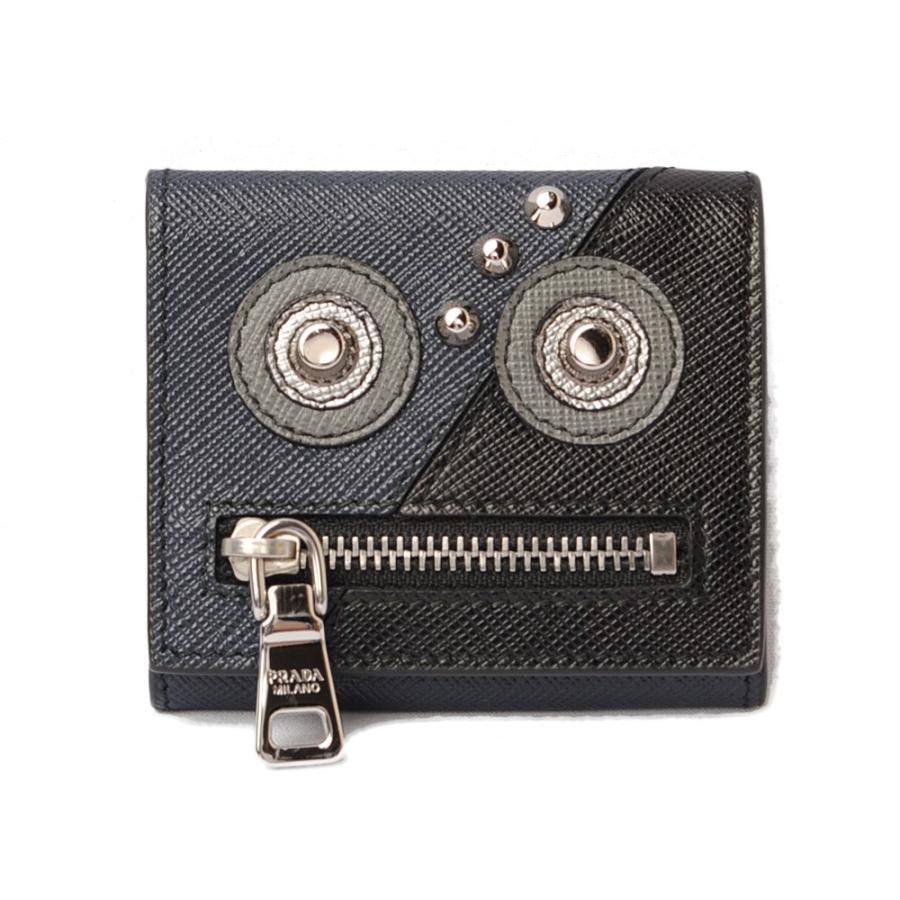 プラダ コインケース/小銭入れ PRADA メンズ SAFFIANO ROBOT/ロボット