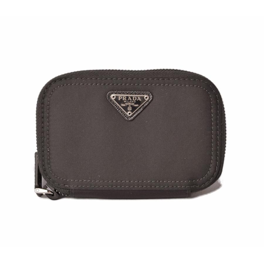 プラダ キーケース キーホルダー メンズ Prada 6連 2pg003 Tessuto テスート Nero ブラック Supersport Tn