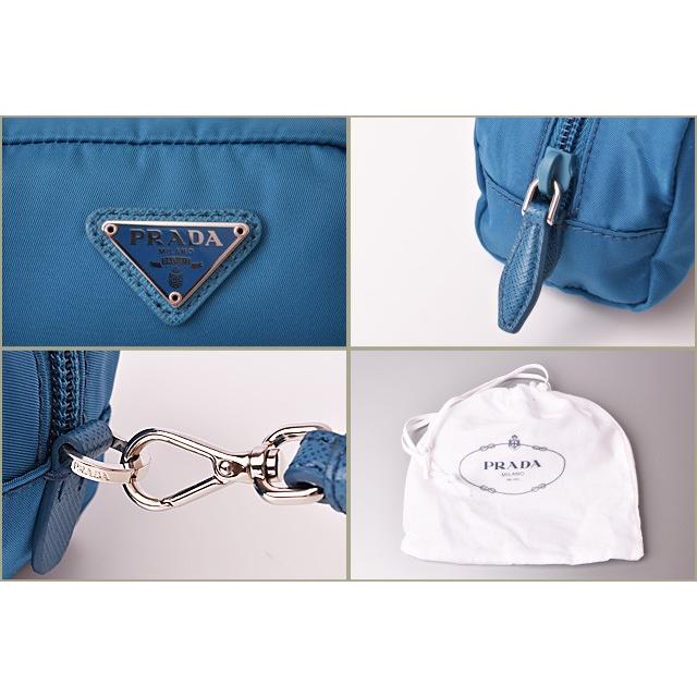 PRADA プラダ ナイロン ポーチ 【未使用】PRADA ベージュナイロン