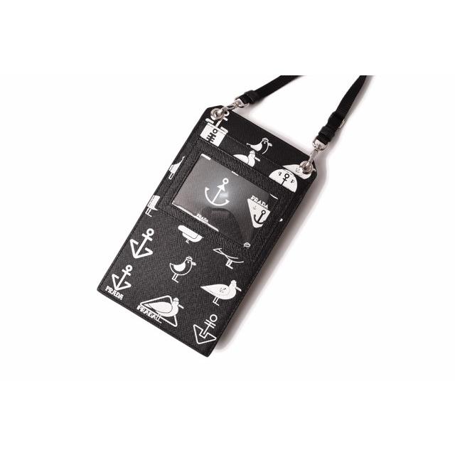 ★PRADA iPhone用ケース ブラック ストラップ付き 楽天市場】プラダ PRADA iPhoneケース スマホショルダー
