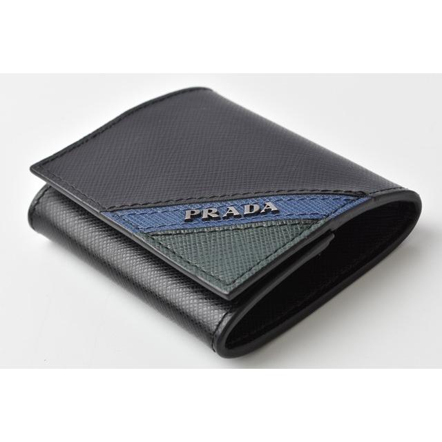 プラダ コインケース 小銭入れ Prada メンズ Saffiano Stripe ストライプ Nero ブラック ブルー 2mm935 P 19 095 Import Shop P I T 通販 Yahoo ショッピング