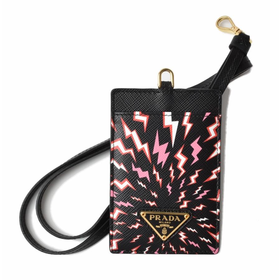 プラダ パスケース Idホルダー カードケース Prada ネックストラップ付 1mc007 バッジホルダー Lacca ピンクマルチ P 19 100 Import Shop P I T 通販 Yahoo ショッピング