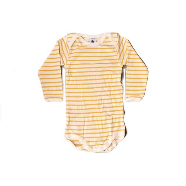 プチバトー アンダーウェア 長袖ボディ 5枚セット PETIT BATEAU フローラル＆プリント長袖ボディ ベビー 女の子用 出産祝い｜brand-pit｜02