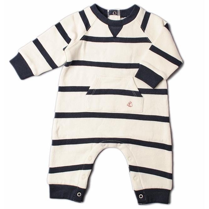 プチバトー 長袖ロンパース Petit Bateau ベビー 男女兼用 マリニエール ホワイト ネイビー 出産祝い Pb 17 096 Import Shop P I T 通販 Yahoo ショッピング