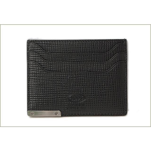 トッズ カードケース/名刺入れ TOD'S メンズライン ブラック/カーフ型 ...