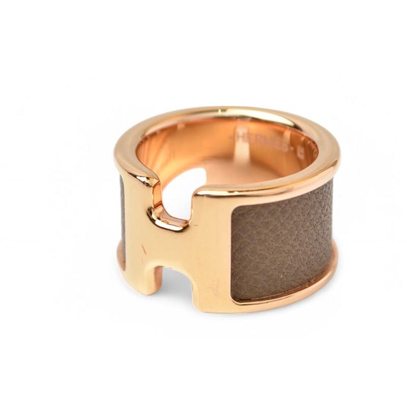 HERMES（エルメス） リング/指輪 オランプGM HERMES レザー/メタル S