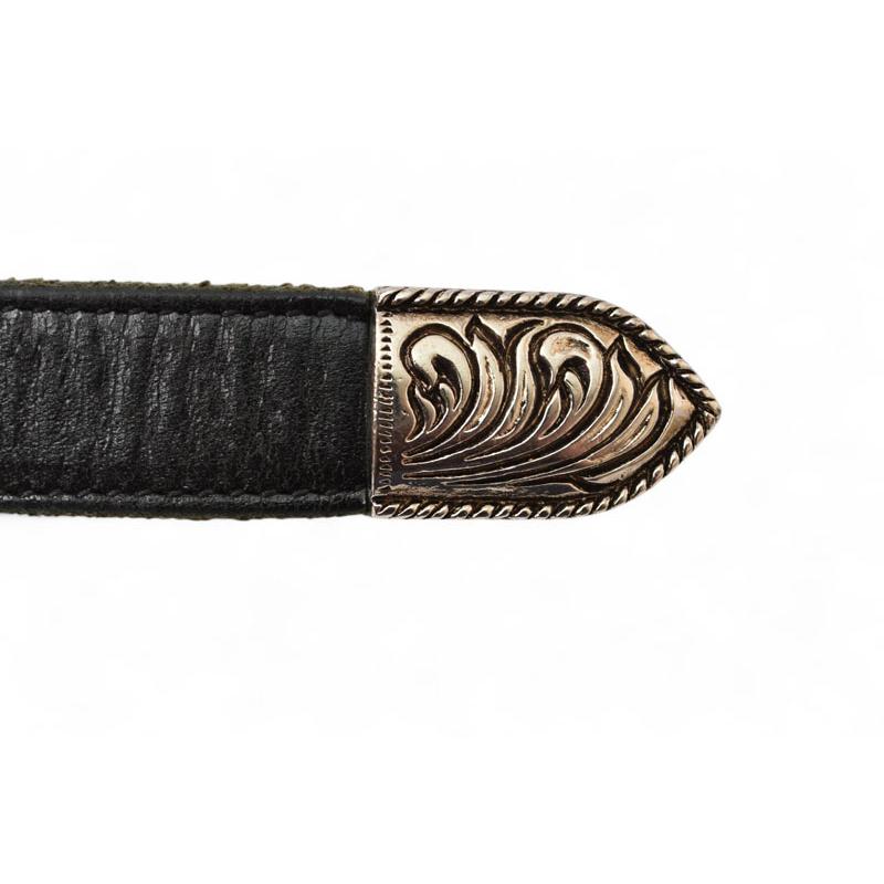 サンローラン ベルト サイズ75 SAINT LAURENT ウエスタン ブラック