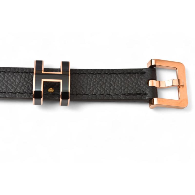 エルメス ベルト レディース HERMES ベルト/ポップ H15 サイズ85 ヴォーエプソン ブラック/ピンクゴールドプレーテッド 未使用【中古】 HERMES（エルメス） ベルト レディース ベルト/ポップ H15 サイズ85