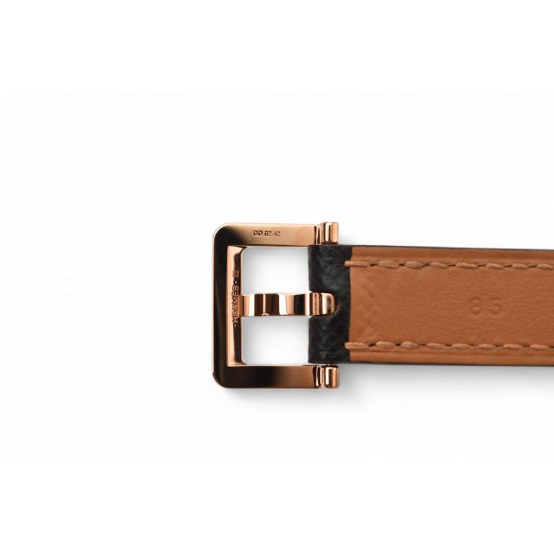 エルメス ベルト レディース HERMES ベルト/ポップ H15 サイズ85 ヴォーエプソン ブラック/ピンクゴールドプレーテッド 未使用【中古】 HERMES（エルメス） ベルト レディース ベルト/ポップ H15 サイズ85