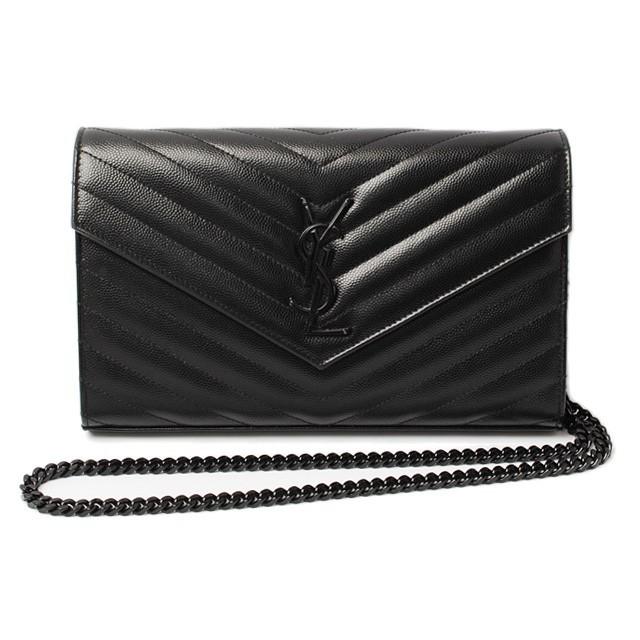 Yves Saint Laurent サンローラン チェーンウォレット/ショルダー 