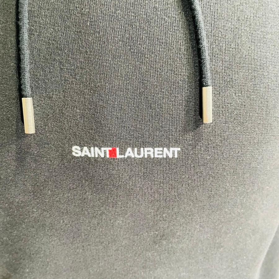 レッド系 【美品】サンローラン パーカー ブラック 高級 XS