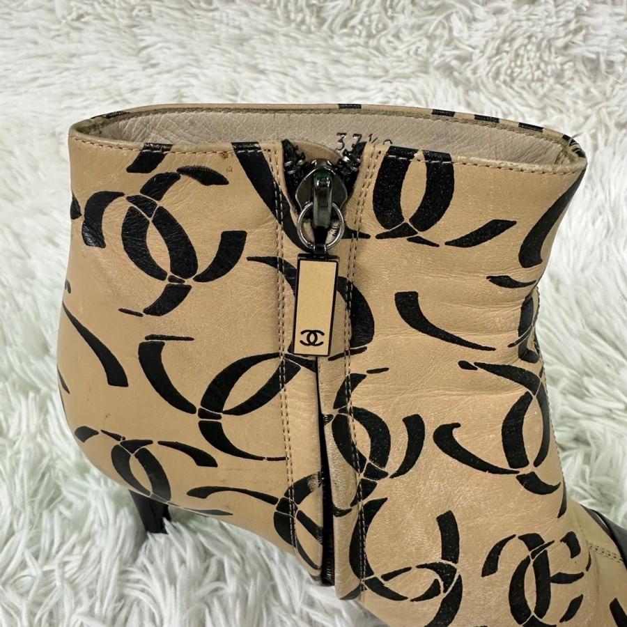 CHANEL 【即日発送】CHANEL シャネル ヒール ブーツ ココマーク CHANEL 【即日発送】CHANEL シャネル ヒール ブーツ ココマーク