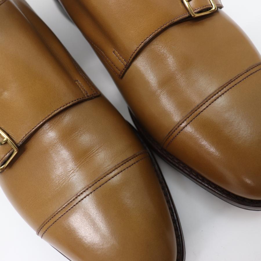 IT6EGVNKQUDC 即決 本物 JOHNLOBB ジョンロブ ウィリアム ダブルモンク ブラウン系 ビジネスシューズ メンズ 7 1/2 EE 純正 シューツリー｜brand-shopping-store｜08