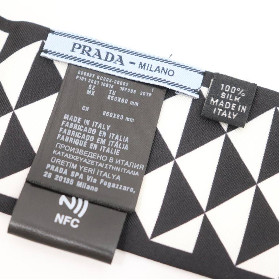 □PRADA プラダ プリントツイル スカーフ (PRADA/スカーフ
