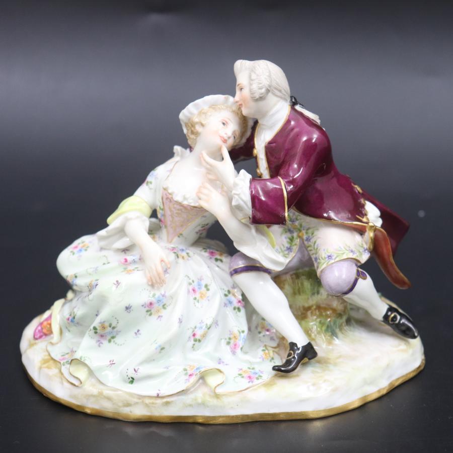 マイセンアンティーク陶器人形