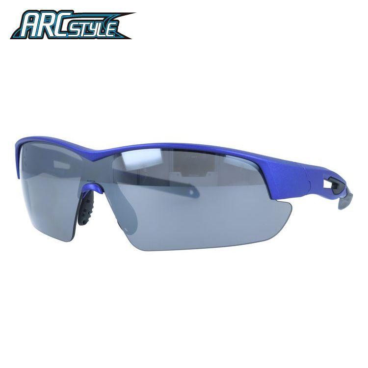 アークスタイル サングラス スポーツ ミラーレンズ アジアンフィット