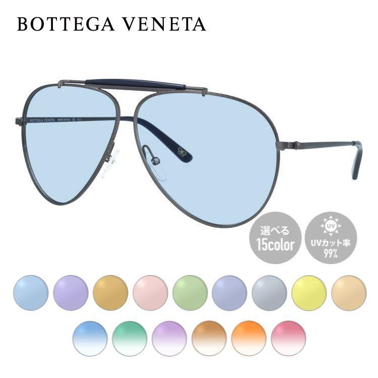 ボッテガヴェネタ サングラス ライトカラーレンズセット BOTTEGA VENETA B.V. 159S 62/9 GCX/IC BURNISHED メンズ レディース ディアドロップ UVカット