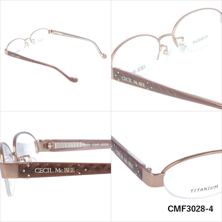 CECIL McBEE（セシルマクビー） メガネ フレーム ブランド ハーフリム