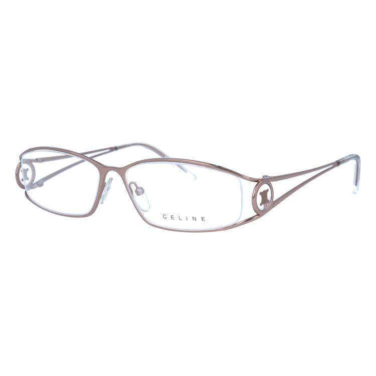セリーヌ フレーム 伊達 度付き 度入り メガネ 眼鏡 CELINE VC1359M 56サイズ 08F4 レディース ハーフリム/スクエア01