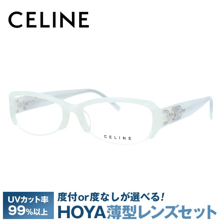 セリーヌ フレーム 伊達 度付き 度入り メガネ 眼鏡 CELINE VC1706M 52