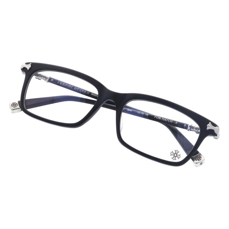 【最終】 クロムハーツ メガネ フレーム Chrome Hearts メンズ レディース 度付き 度あり アジアンフィット FUN HATCH-A MBK 54 プレゼント ギフト 【UOI1899314972】(69420円)