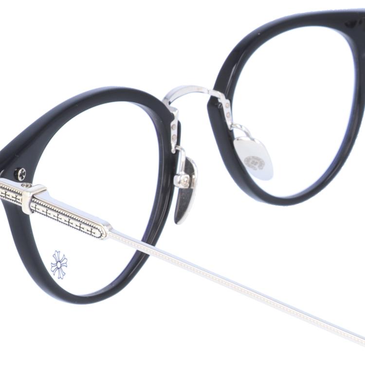 動作確認 クロムハーツ メガネ フレーム Chrome Hearts メンズ レディース 度付き 度あり JACK ON BK SS 49 プレゼント ギフト 【SKC2528040258】(92400円)