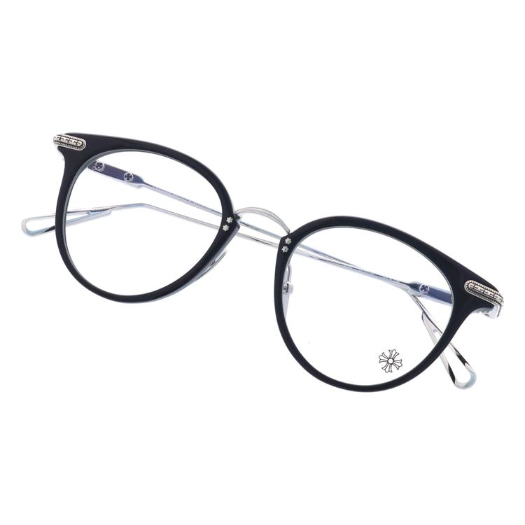 動作確認 クロムハーツ メガネ フレーム Chrome Hearts メンズ レディース 度付き 度あり JACK ON BK SS 49 プレゼント ギフト 【SKC2528040258】(92400円)