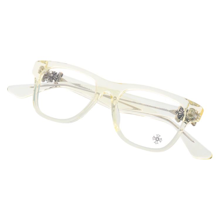 秋冬の主役◎ クロムハーツ メガネフレーム レギュラーフィット CHROME HEARTS HARD WC Wheat Crystal 49 プレゼント ギフト 【P1259094134】(46020円)