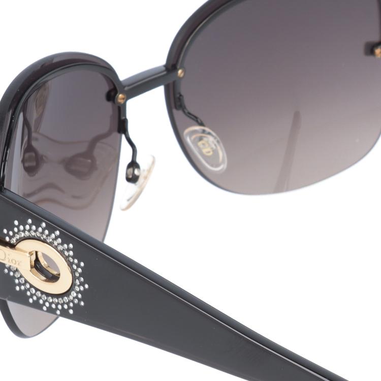 クリスチャンディオール サングラス ブラック ハーフリム キャットアイ Christian Dior（クリスチャン・ディオール） ディオール サングラス