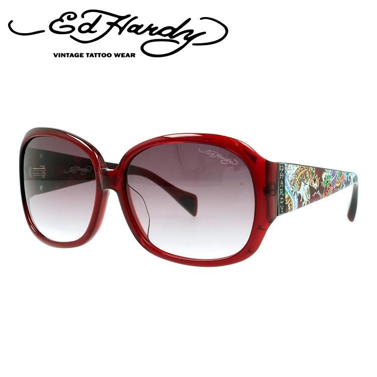エドハーディー サングラス EdHardy コイレアピン＆ドラゴン KOI LEAPING＆DRAGON RED メンズ レディース UVカット メガネ Ed Hardy（エド・ハーディー） サングラス コイ レアピン ＆ ドラゴン