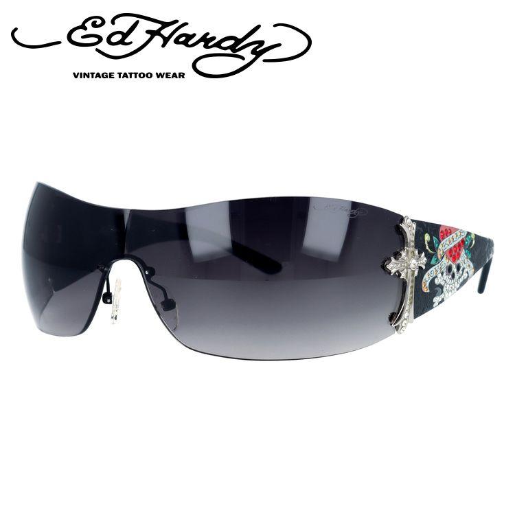 流行に 訳あり エドハーディー Ed Hardy サングラス メンズ レディース ブランド Cross Black 公式店舗 Kslcity Com My