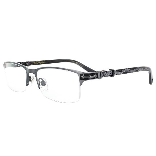 サイズ➩ 訳あり EdHardy EHOA010 3 GUN BLACK ガンメタルブラック スクエア メンズ レディース サングラスハウス - 通販 - PayPayモール エドハーディー フレーム 伊達 度付き 度入り メガネ 眼鏡 いします