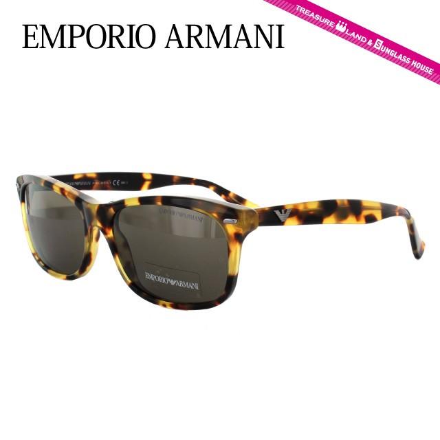 サングラス エンポリオ アルマーニ 紫外線 UV EMPORIO ARMANI EA9859S 00F/EJ トータス ブラック 黒 armani メンズ レディース 度付き対応 プレゼント ギフト｜brand-sunglasshouse