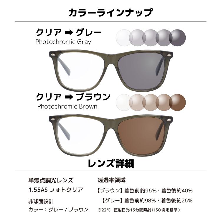EMPORIO ARMANI 調光レンズセット エンポリオアルマーニ 度付き対応