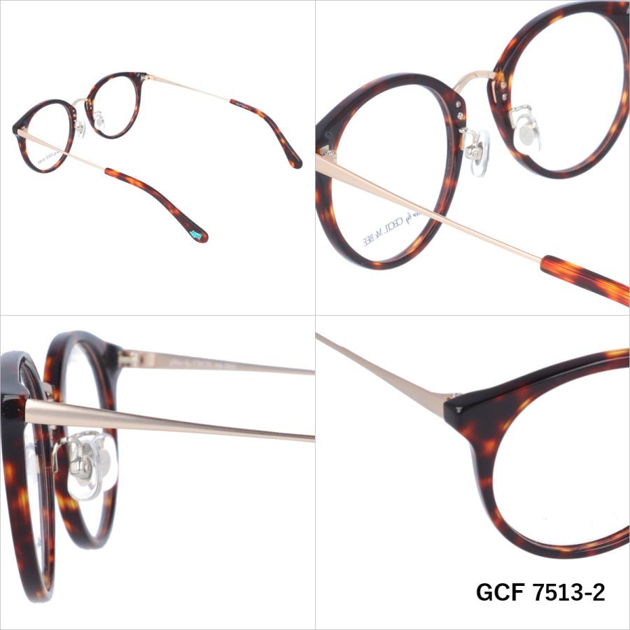 グリッターバイセシルマクビー メガネフレーム glitter by CECIL McBEE GCF 7513 全3カラー 49サイズ ボストン型 伊達メガネ レディース CECIL McBEE（セシルマクビー） グリッターバイセシルマクビー メガネ