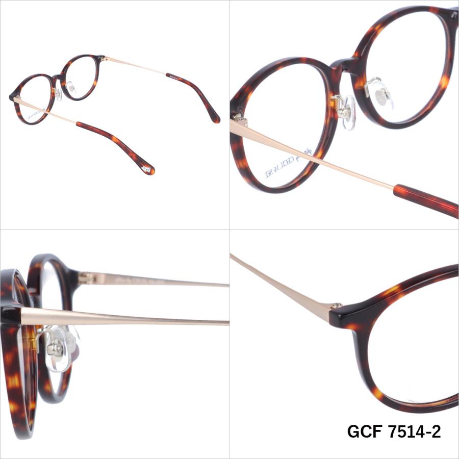 グリッターバイセシルマクビー メガネフレーム glitter by CECIL McBEE GCF 7514 全3カラー 49サイズ ボストン型 伊達メガネ レディース CECIL McBEE（セシルマクビー） グリッターバイセシルマクビー メガネ