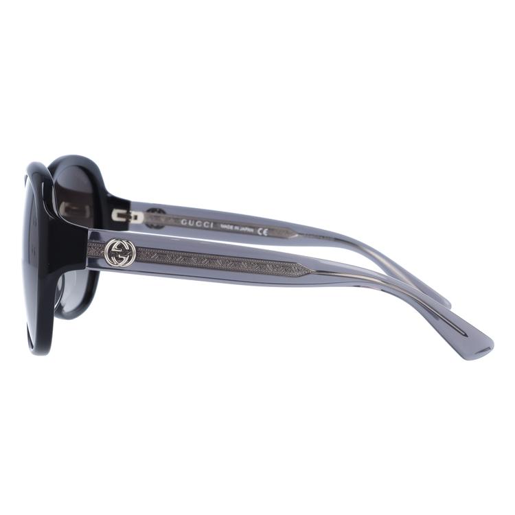 GUCCI サングラス GG0080SK ブラック GUCCI（グッチ） サングラス アジアンフィット GUCCI GG0080SK 002 61