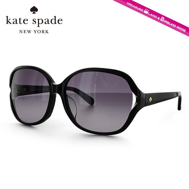 ケイトスペード サングラス 国内正規品 レディース kate spade ADELIA FS 807/EU 60 ブラック アジアンフィット