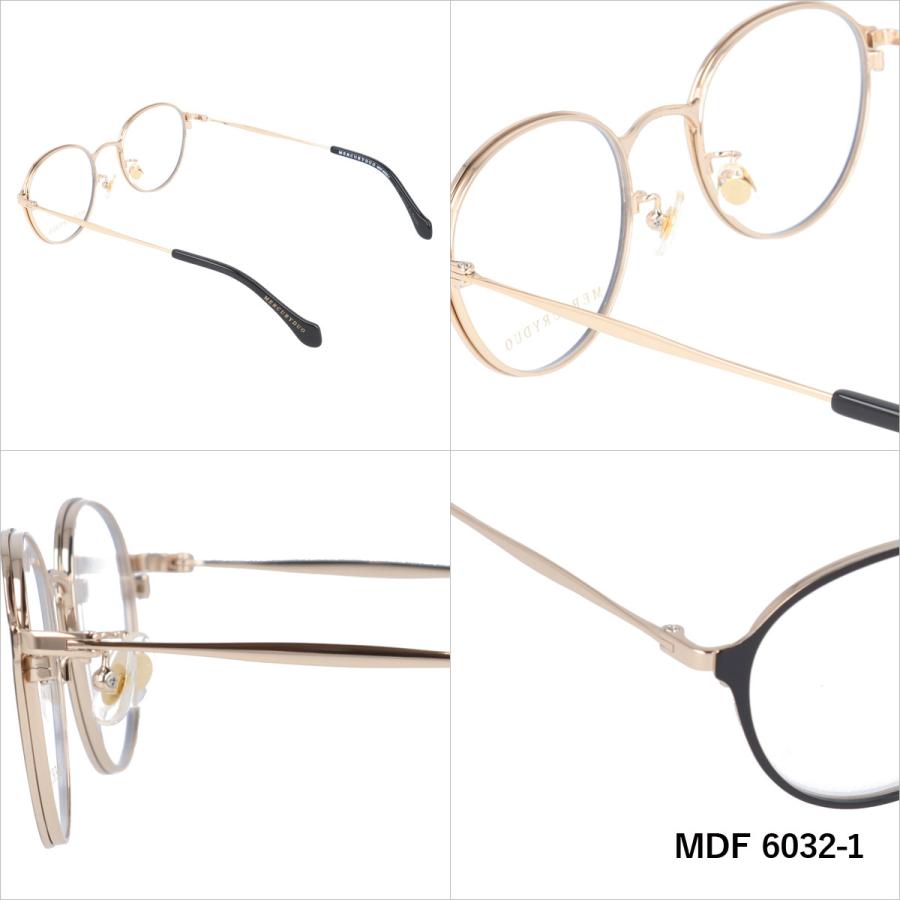 マーキュリーデュオ 新型 特別価格 度付き 伊達レンズ付き メガネフレーム  眼鏡 レディース MERCURYDUO メタル MDF 6032 49サイズ02